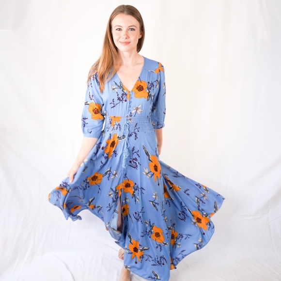 Sol Embroidered White Indiana Maxi By Jaase